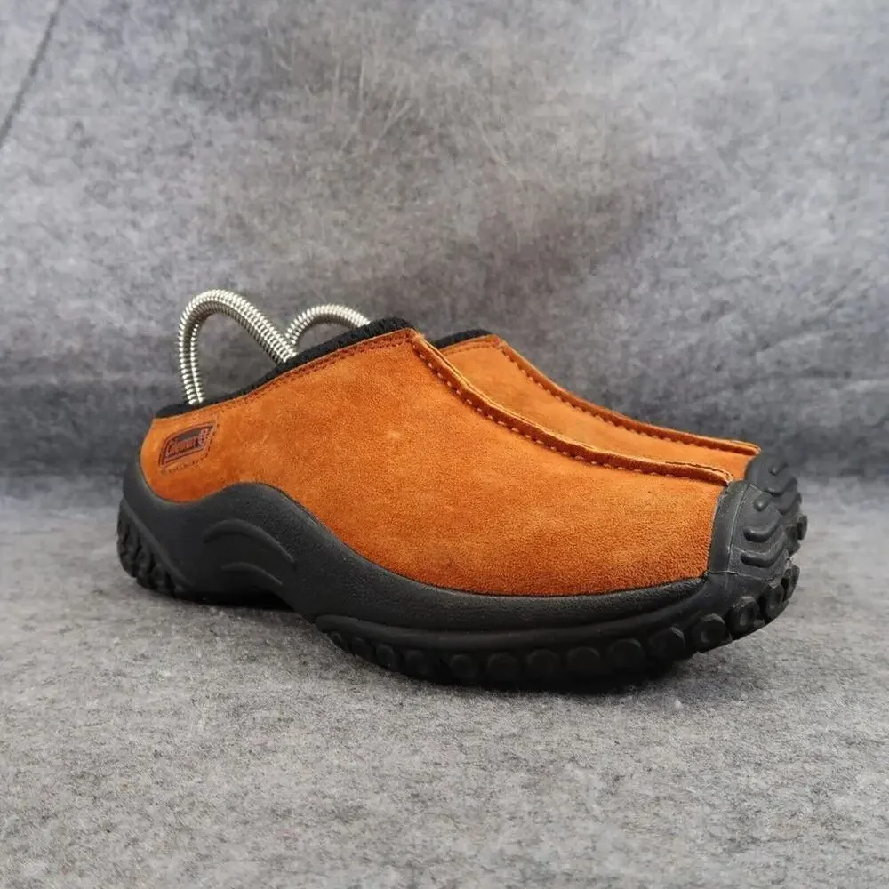 Coleman Shoes Womens 5.5 Slip On Clog Moc Active Comfort Outdoor Leather Slide
